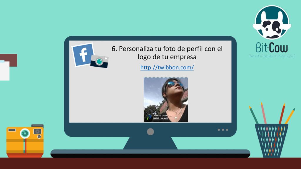 6. Personaliza tu foto de perfil con el logo de tu empresa