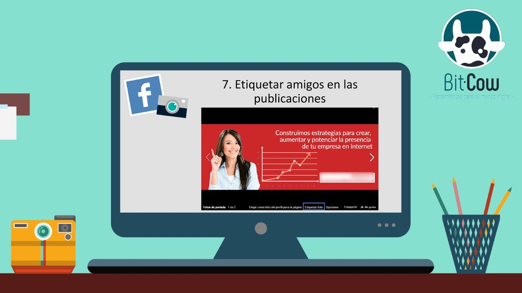 7. Etiquetar amigos en las publicaciones