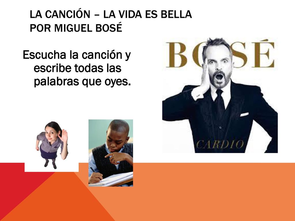 La canción – la vida es bella por miguel bosÉ