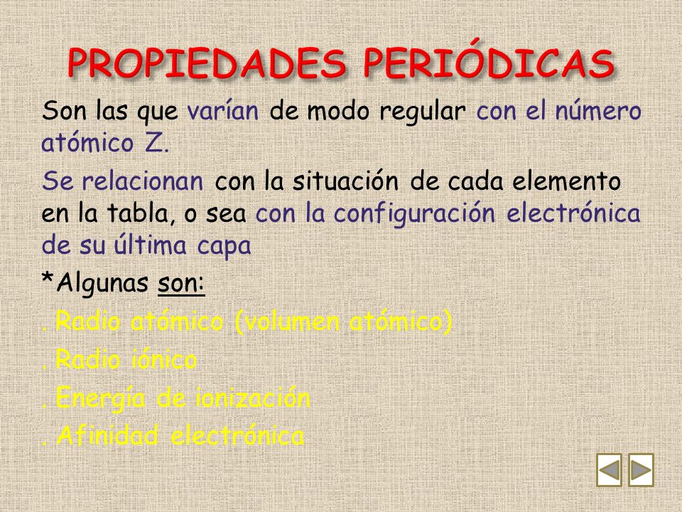 PROPIEDADES PERIÓDICAS