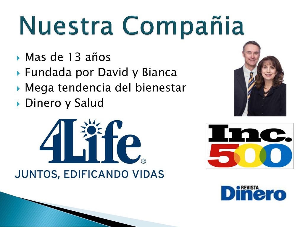 Nuestra Compañia Mas de 13 años Fundada por David y Bianca