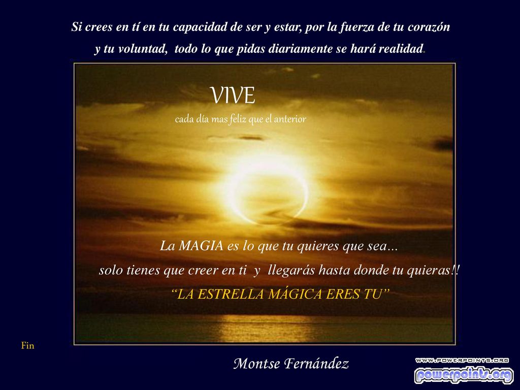 VIVE Montse Fernández La MAGIA es lo que tu quieres que sea…
