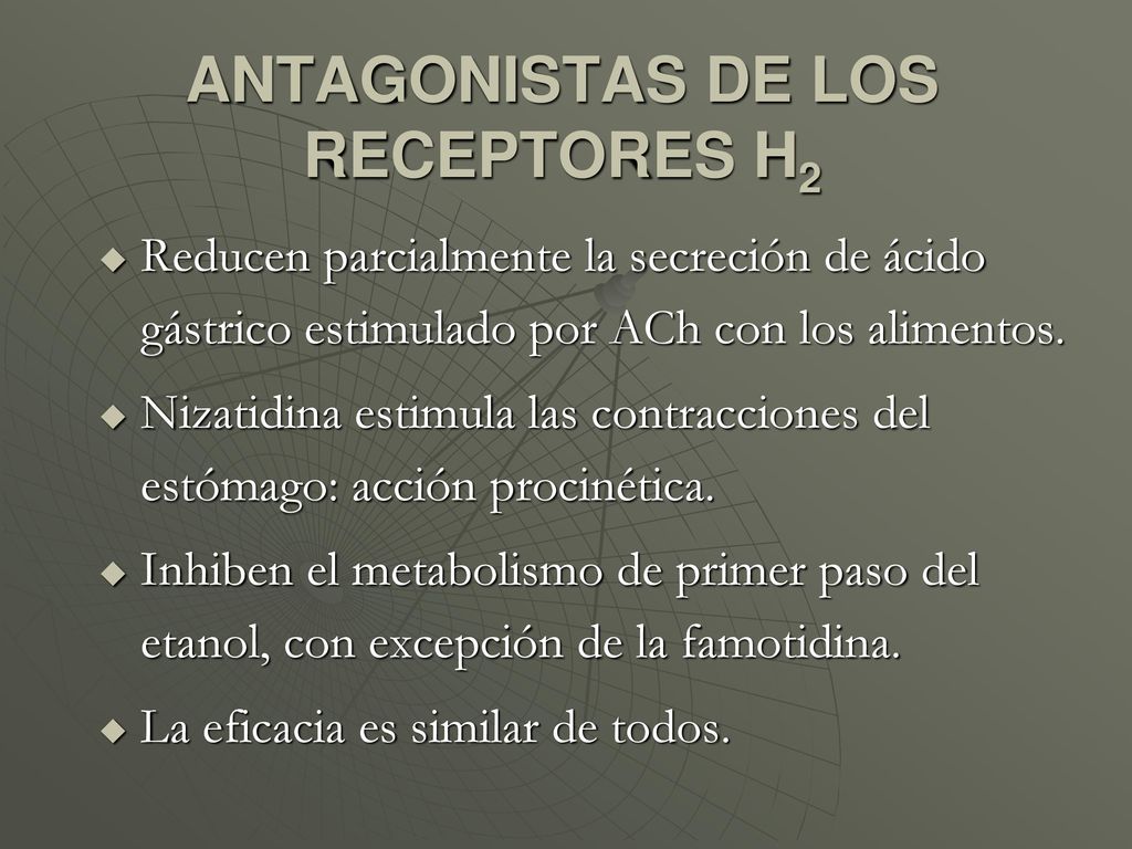 ANTAGONISTAS DE LOS RECEPTORES H2