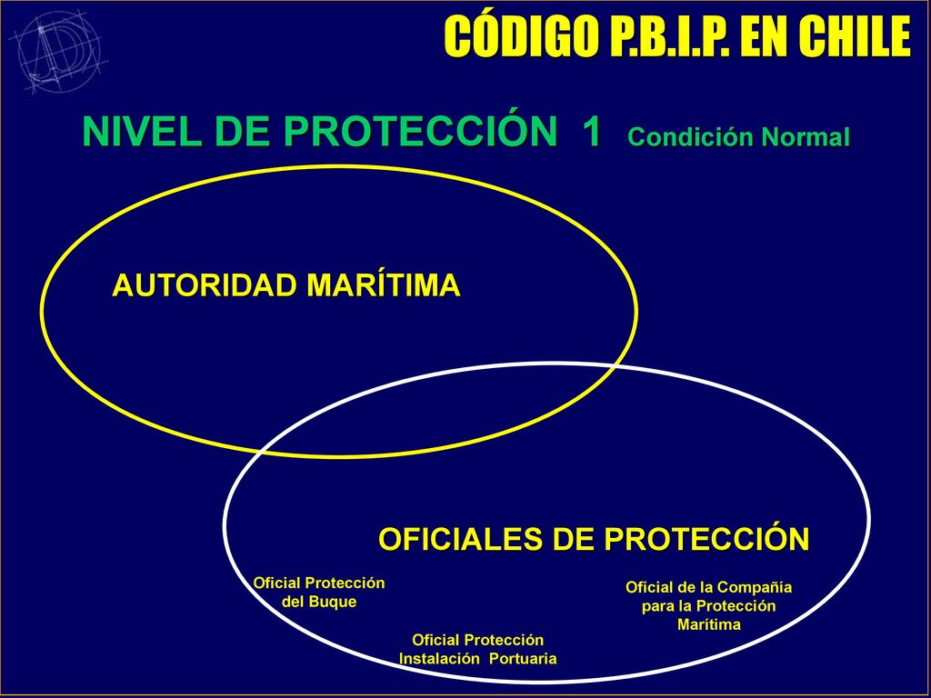CÓDIGO P.B.I.P. EN CHILE NIVEL DE PROTECCIÓN 1 Condición Normal
