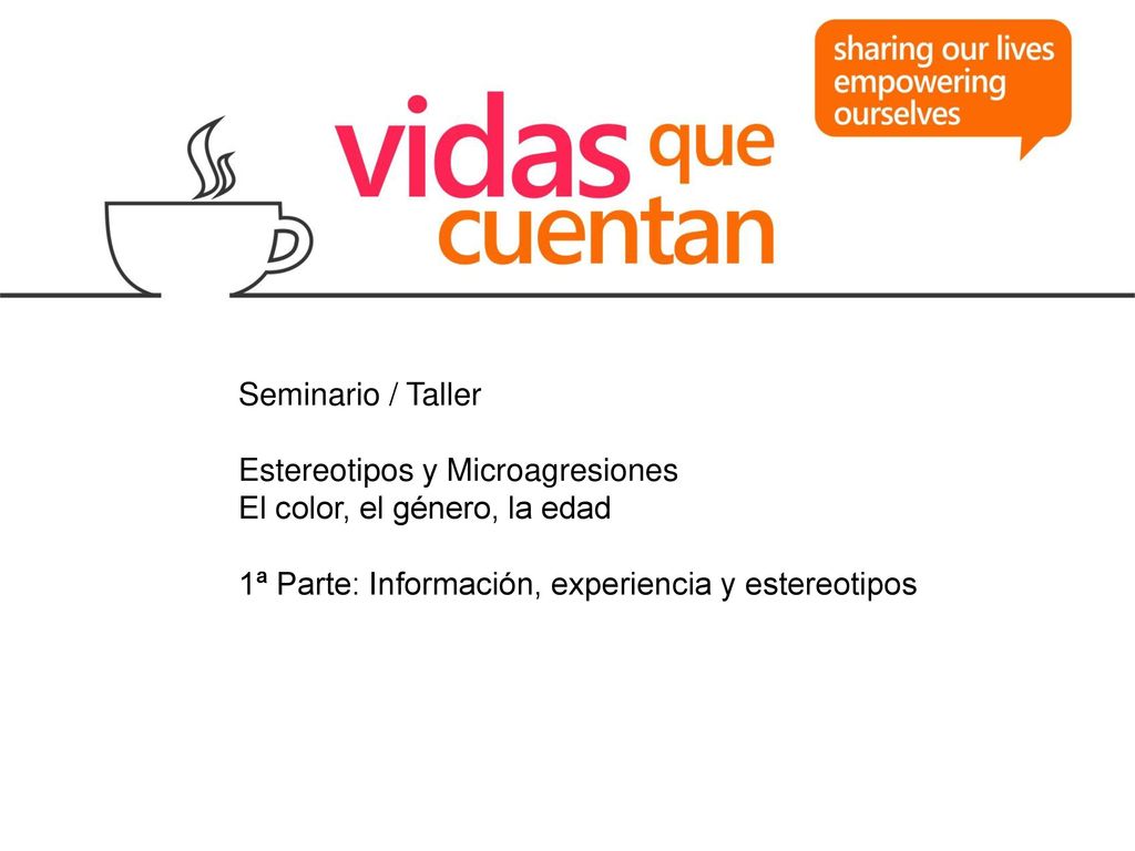 Seminario / Taller Estereotipos y Microagresiones.