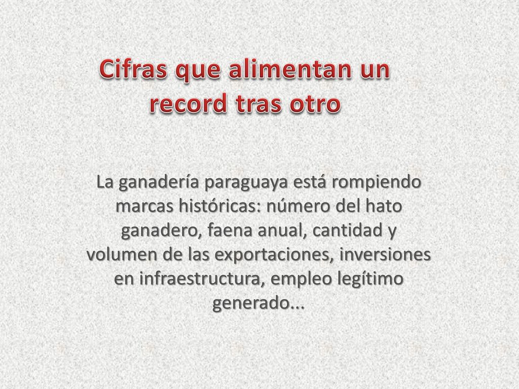 Cifras que alimentan un record tras otro