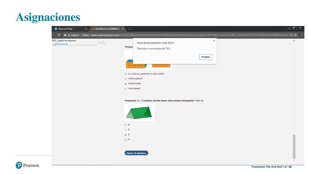 Asignaciones Seleccione una clase desde el Tablero para acceder a la vista de asignaciones (clic)