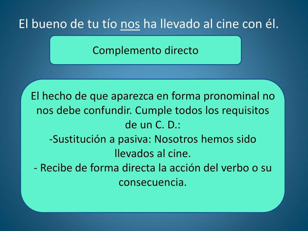 El bueno de tu tío nos ha llevado al cine con él.