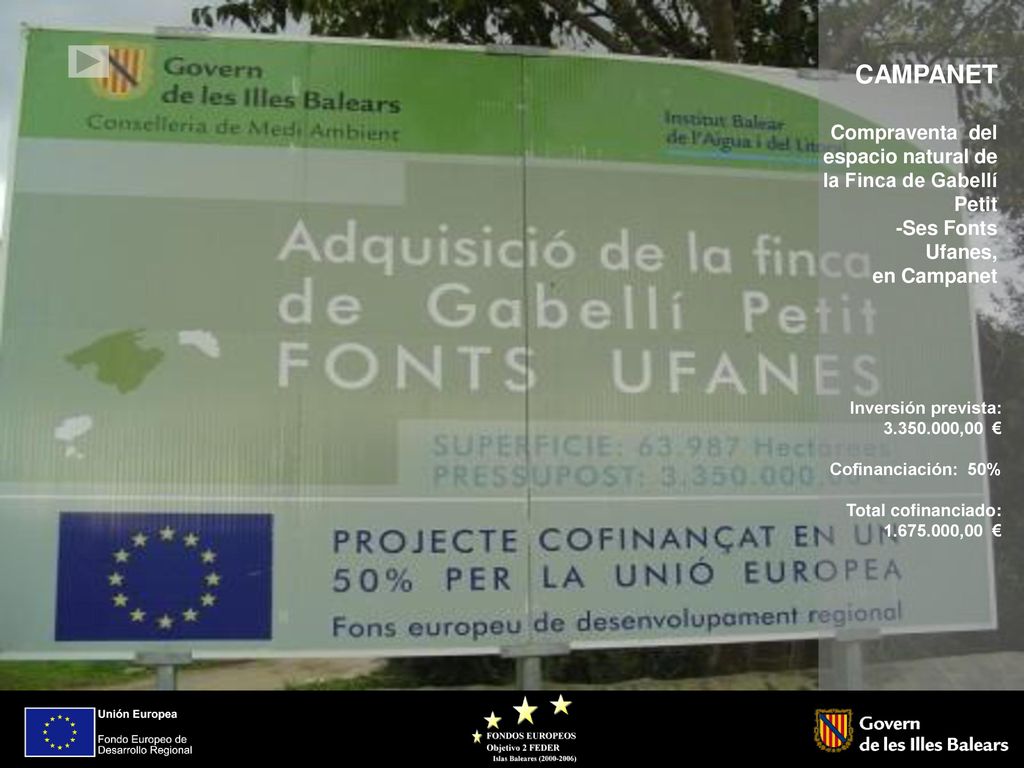 CAMPANET Compraventa del espacio natural de la Finca de Gabellí Petit