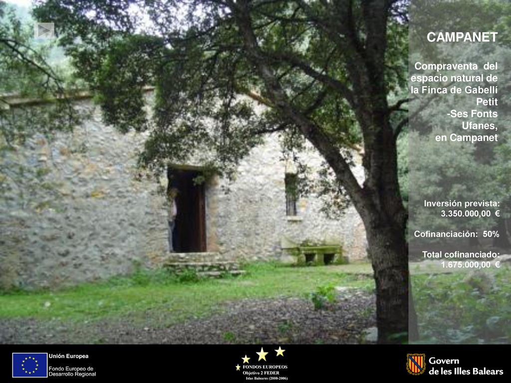 CAMPANET Compraventa del espacio natural de la Finca de Gabellí Petit
