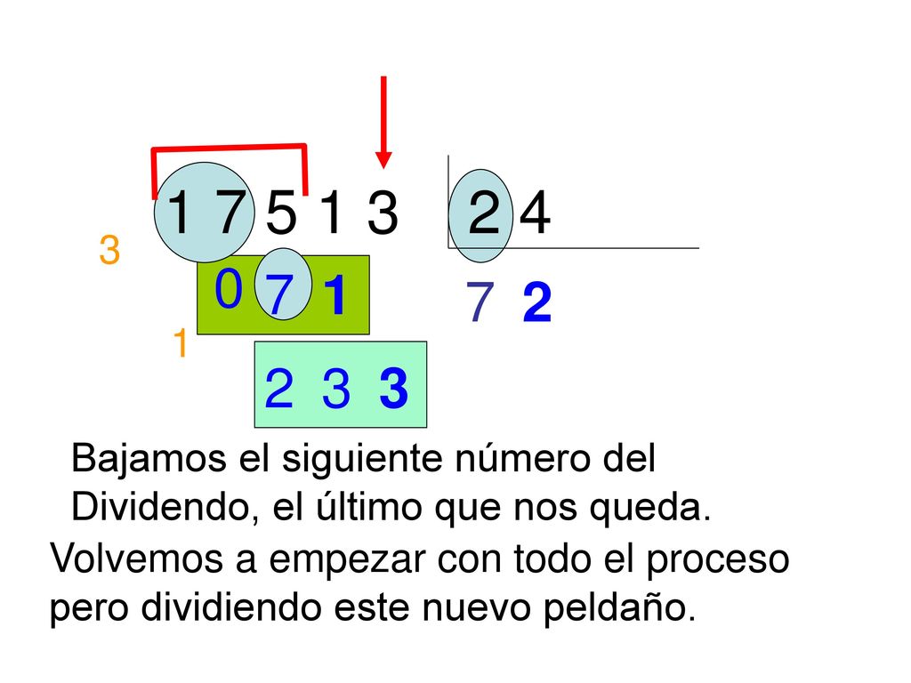 Bajamos el siguiente número del Dividendo, el último que nos queda.