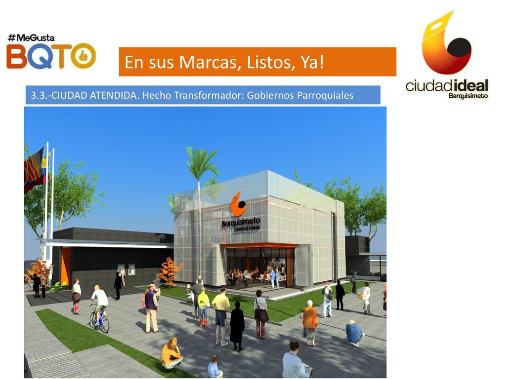 En sus Marcas, Listos, Ya! 3.3.-CIUDAD ATENDIDA. Hecho Transformador: Gobiernos Parroquiales