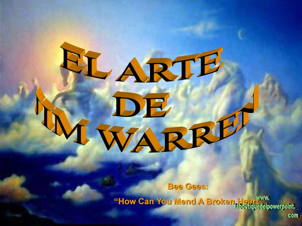 EL ARTE DE JIM WARREN Bee Gees: How Can You Mend A Broken Heart www.