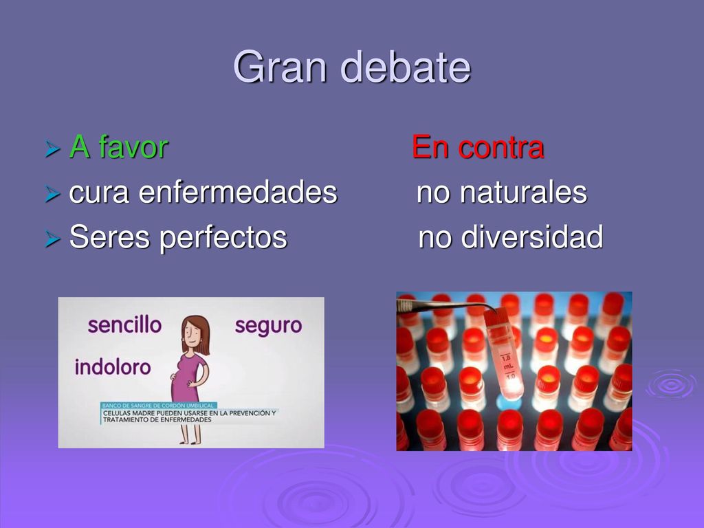 Gran debate A favor En contra cura enfermedades no naturales