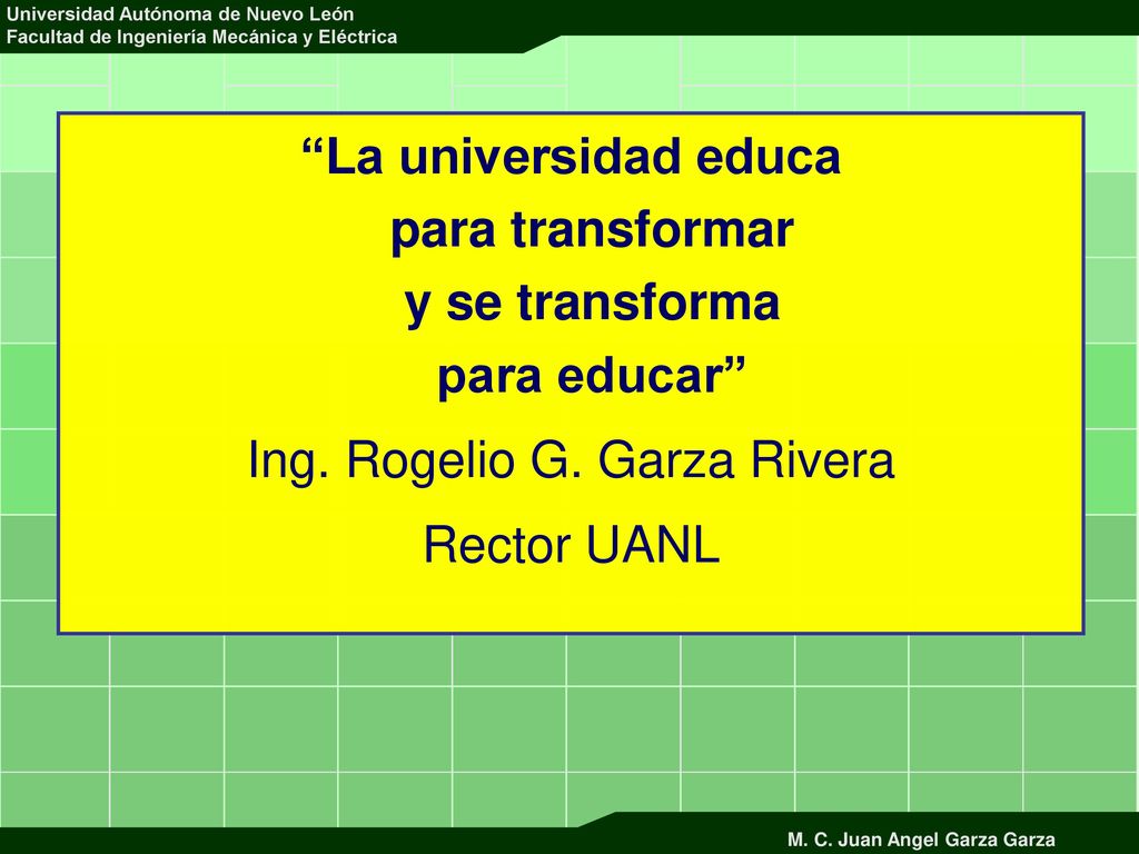 La universidad educa para transformar y se transforma para educar