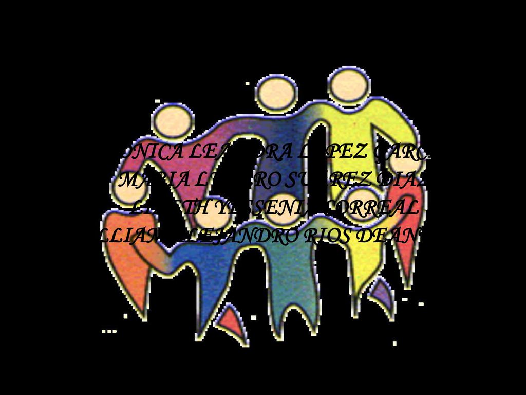 MONICA LEANDRA LOPEZ GARCIA MARIA LUCERO SUAREZ DIAZ LIZETH YESSENIA CORREAL WILLIAM ALEJANDRO RIOS DEANTONIO