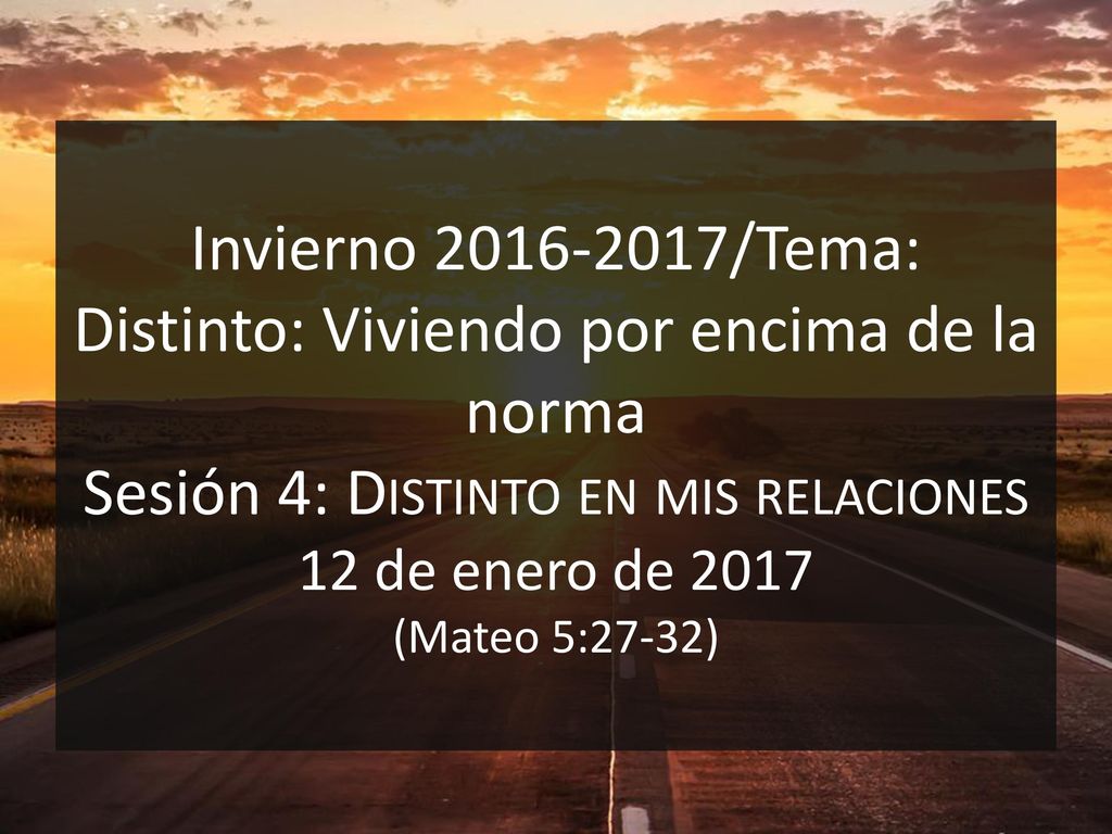 Invierno /Tema: Distinto: Viviendo por encima de la norma