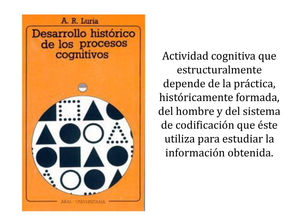 Actividad cognitiva que estructuralmente depende de la práctica, históricamente formada, del hombre y del sistema de codificación que éste utiliza para estudiar la información obtenida.