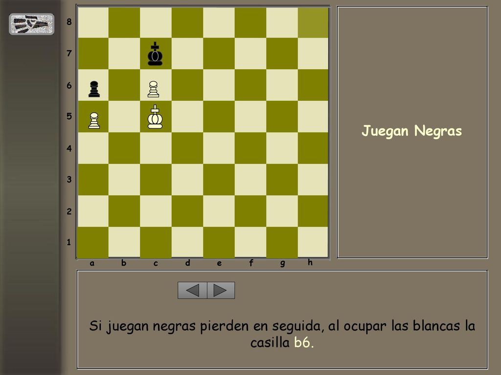 a. b. c. d. e. f. g. h. Juegan Negras.