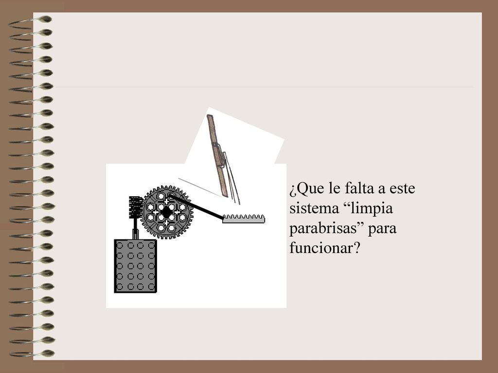 ¿Que le falta a este sistema limpia parabrisas para funcionar