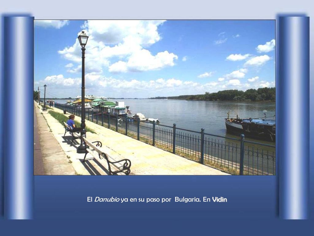 El Danubio ya en su paso por Bulgaria. En Vidin