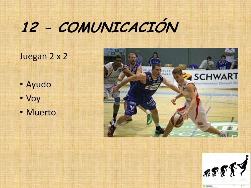 12 - COMUNICACIÓN Juegan 2 x 2 Ayudo Voy Muerto