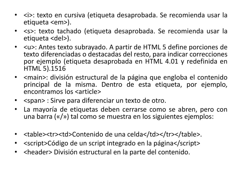 <i>: texto en cursiva (etiqueta desaprobada