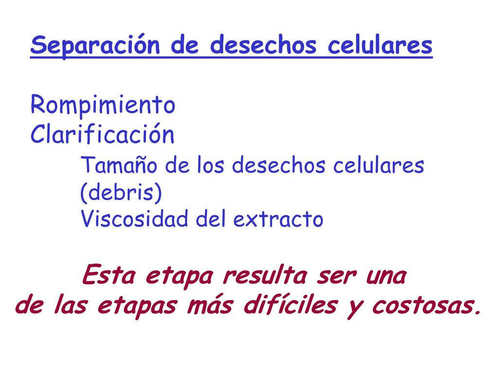 Esta etapa resulta ser una de las etapas más difíciles y costosas.