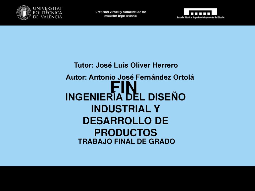 INGENIERÍA DEL DISEÑO INDUSTRIAL Y DESARROLLO DE PRODUCTOS