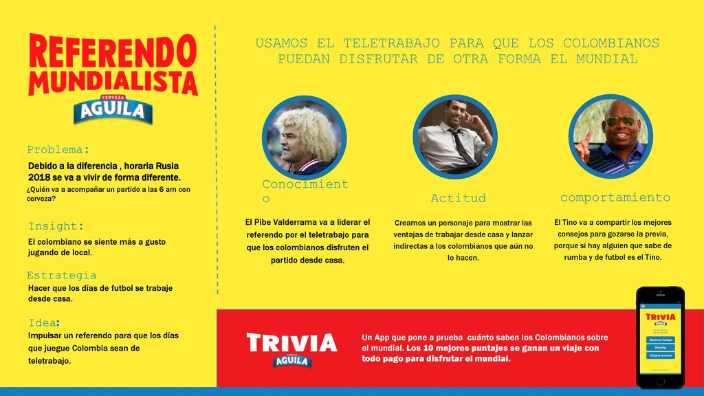 USAMOS EL TELETRABAJO PARA QUE LOS COLOMBIANOS PUEDAN DISFRUTAR DE OTRA FORMA EL MUNDIAL