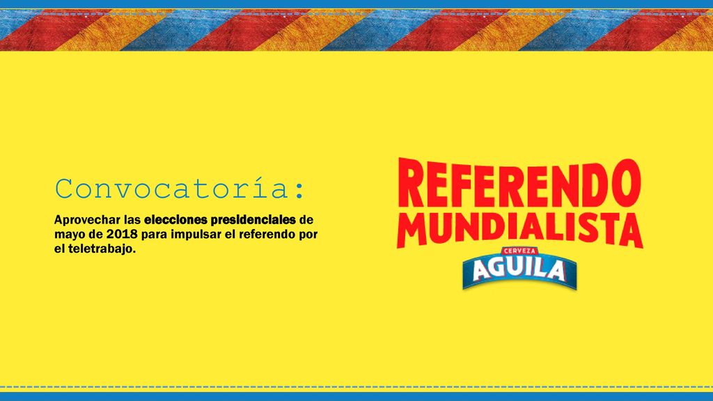 Convocatoría: Aprovechar las elecciones presidenciales de mayo de 2018 para impulsar el referendo por el teletrabajo.