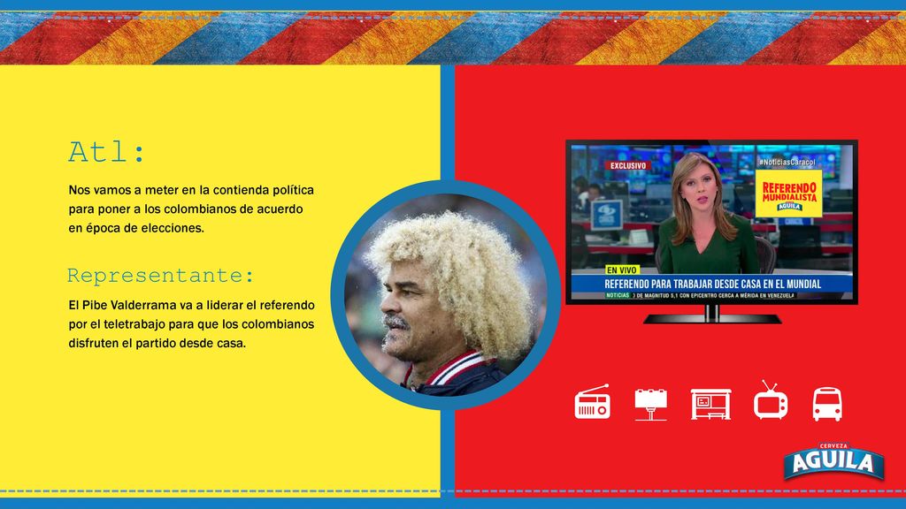 Atl: Nos vamos a meter en la contienda política para poner a los colombianos de acuerdo en época de elecciones.