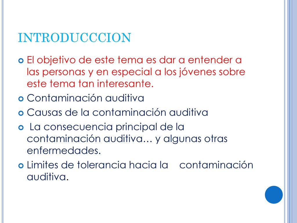 INTRODUCCCION El objetivo de este tema es dar a entender a las personas y en especial a los jóvenes sobre este tema tan interesante.