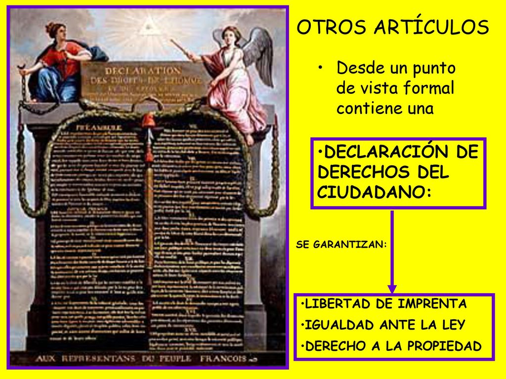 OTROS ARTÍCULOS Desde un punto de vista formal contiene una