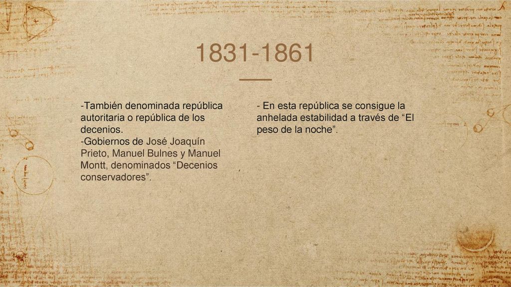 También denominada república autoritaria o república de los decenios.