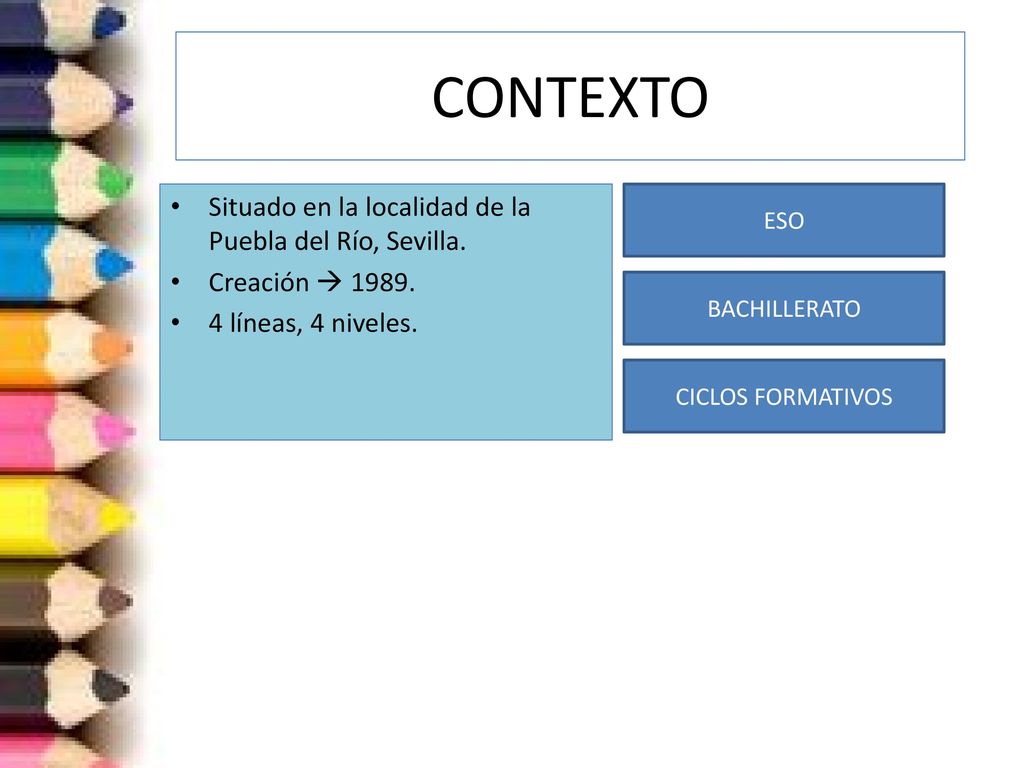 CONTEXTO Situado en la localidad de la Puebla del Río, Sevilla.