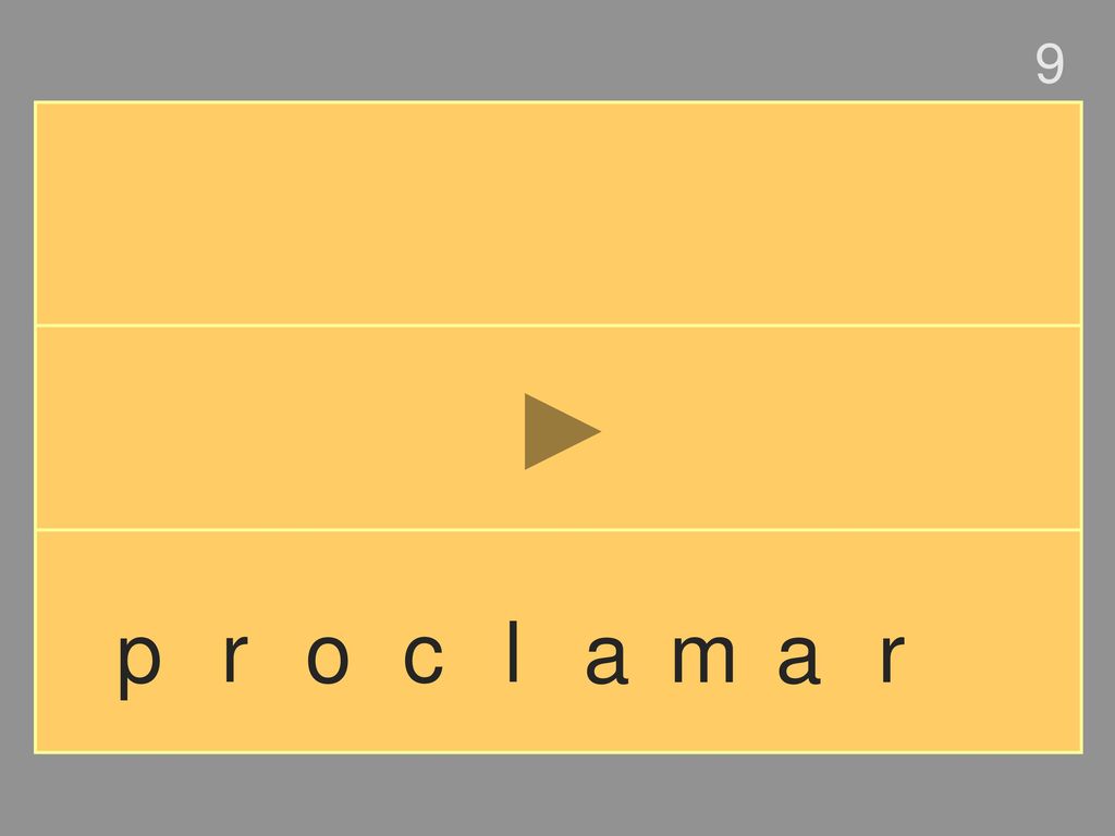 9 p r o c l a m a r
