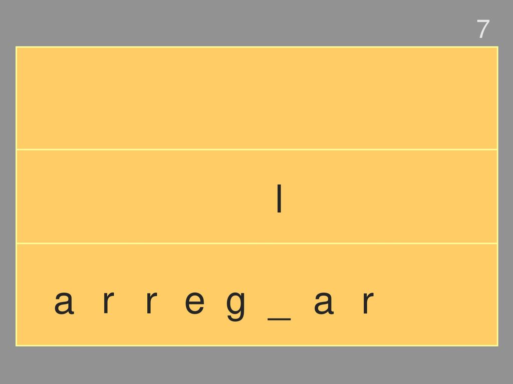7 l a r r e g _ a r
