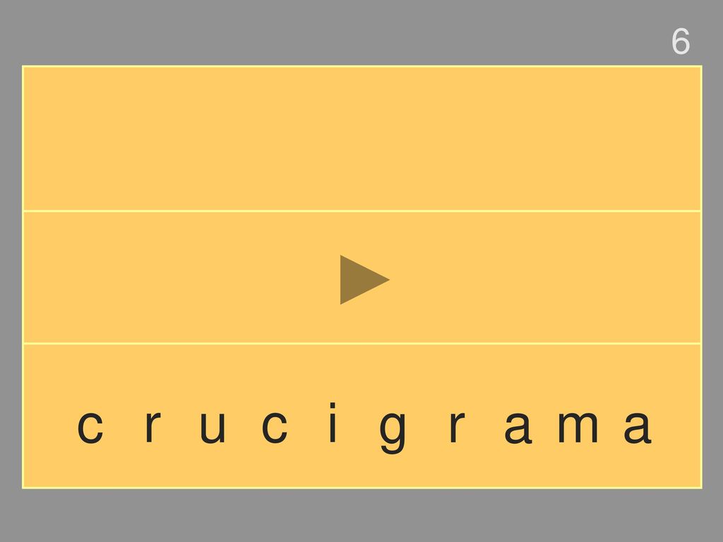 6 c r u c i g r a m a