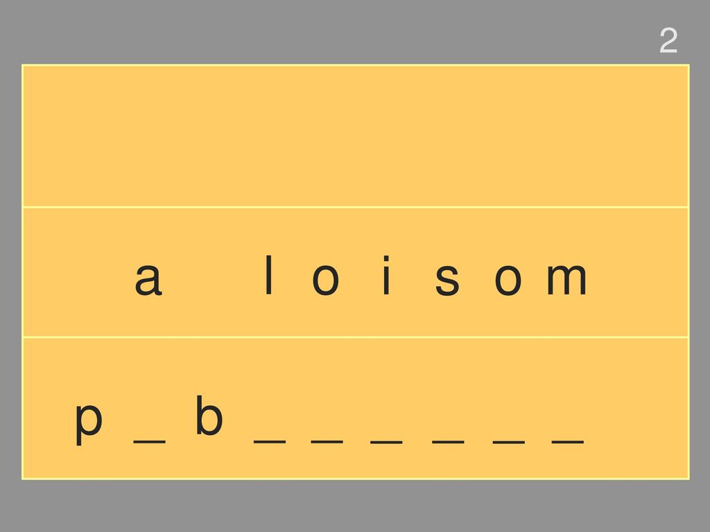 2 a l o i s o m p _ b _ _ _ _ _ _