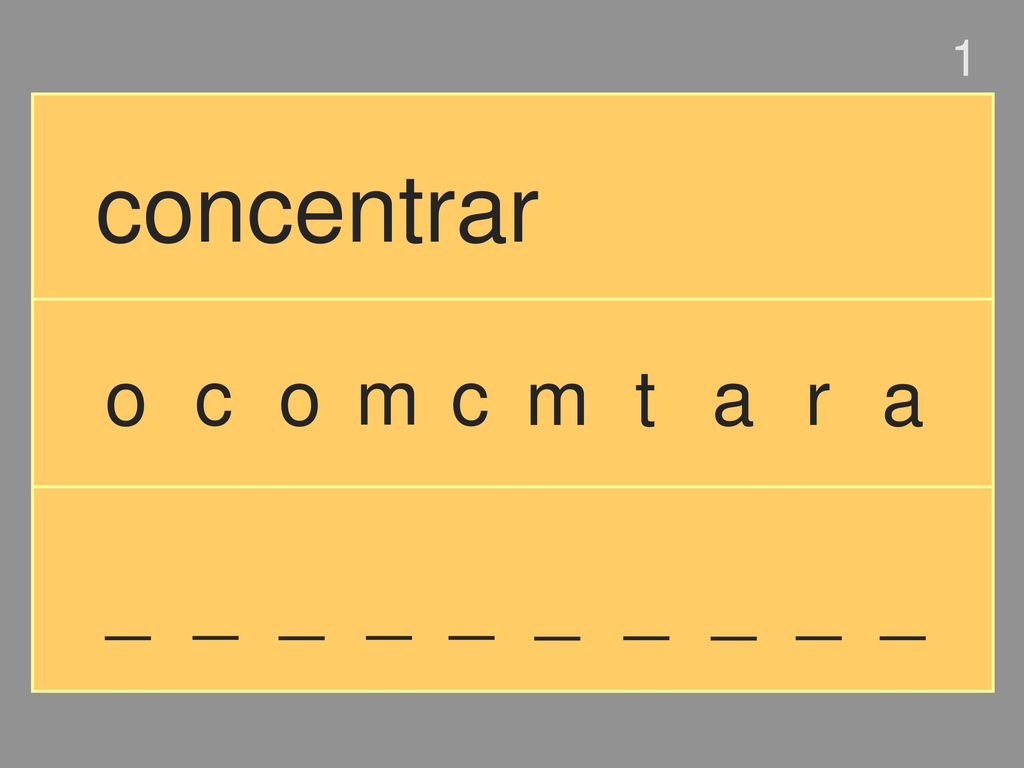 1 concentrar o c o m c m t a r a _ _ _ _ _ _ _ _ _ _