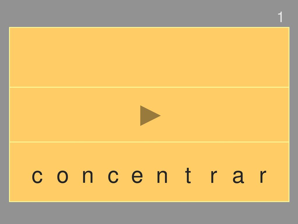 1 c o n c e n t r a r