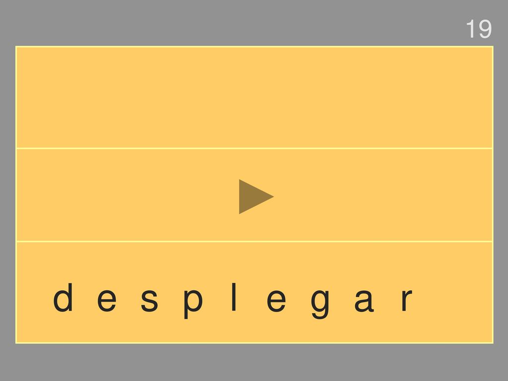 19 d e s p l e g a r