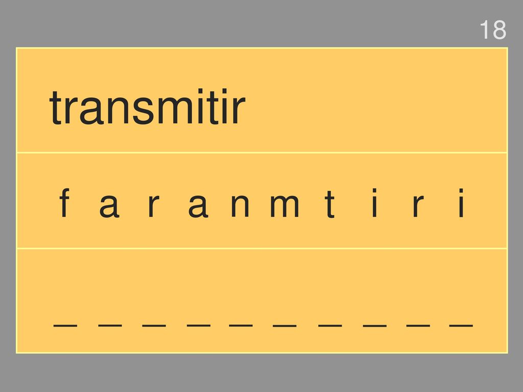 18 transmitir f a r a n m t i r i _ _ _ _ _ _ _ _ _ _