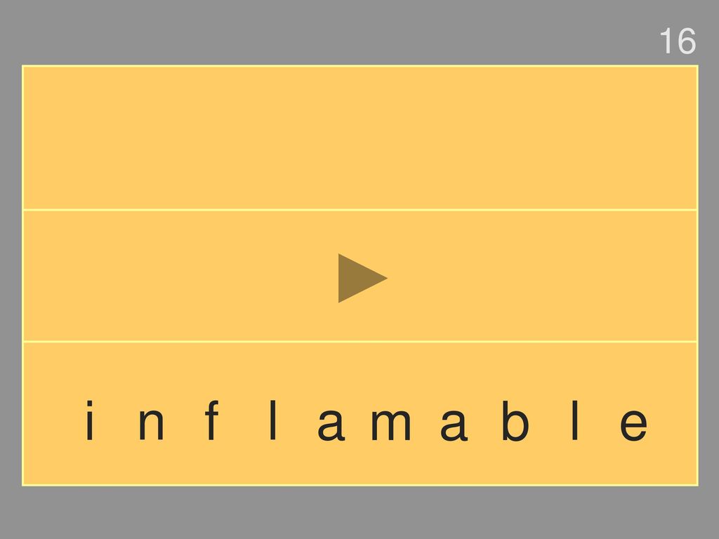 16 i n f l a m a b l e