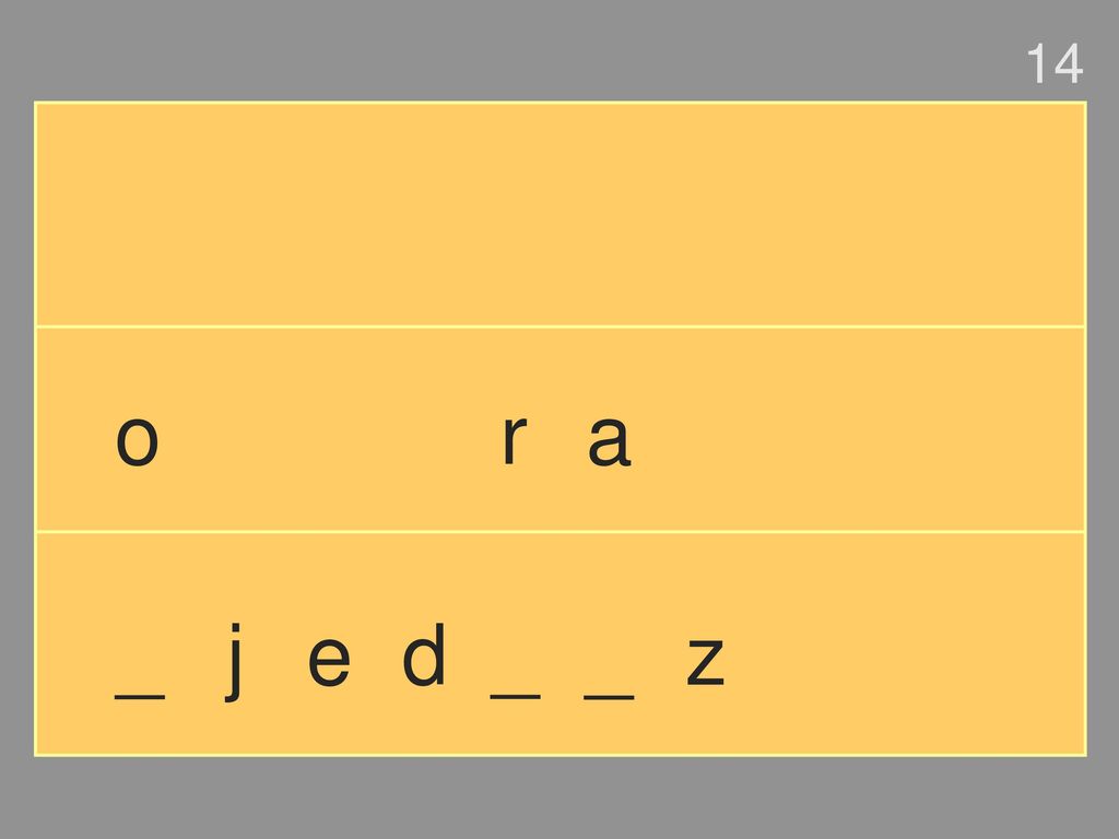 14 o r a _ j e d _ _ z