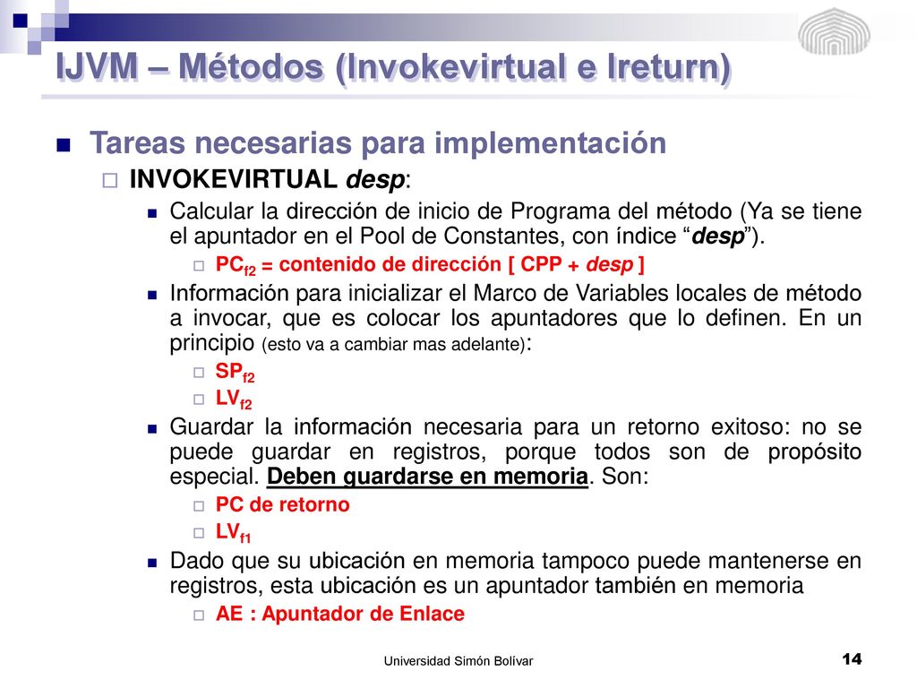 IJVM – Métodos (Invokevirtual e Ireturn)