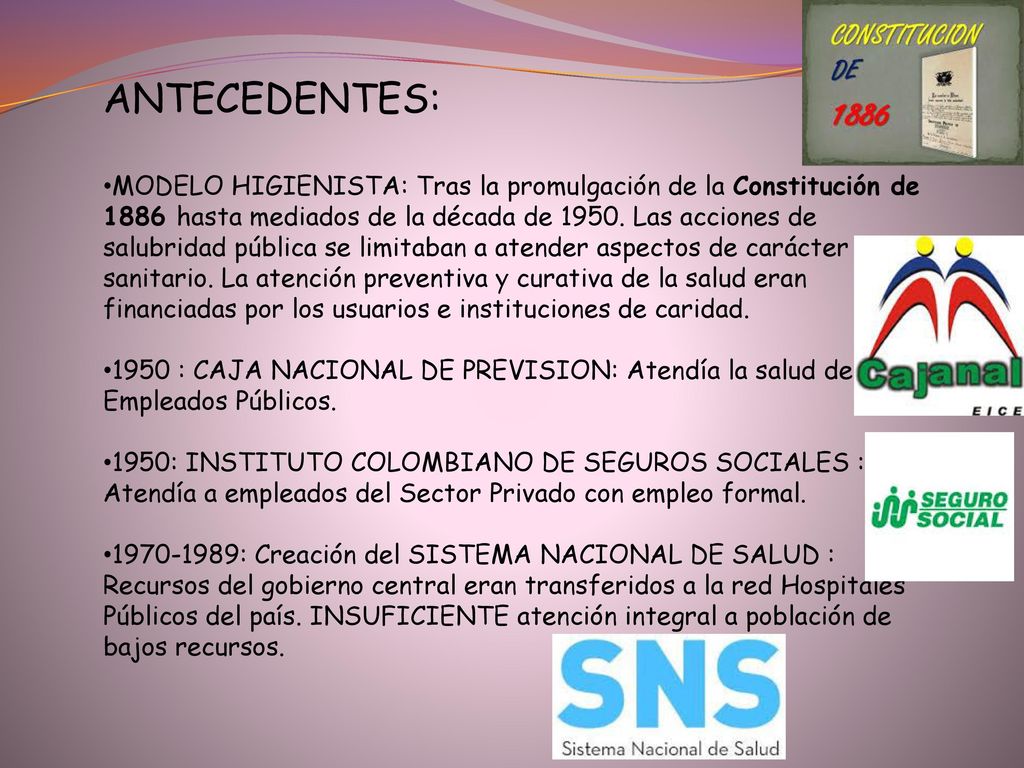 LEY 100 DE 1993 GENERALIDADES: Reglamenta el Sistema General de Seguridad  Social de Colombia. Regulado por: Ministerio de Salud y Protección Social  Ministerio. - ppt descargar