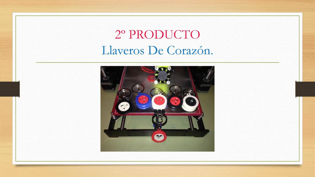 2º PRODUCTO Llaveros De Corazón.