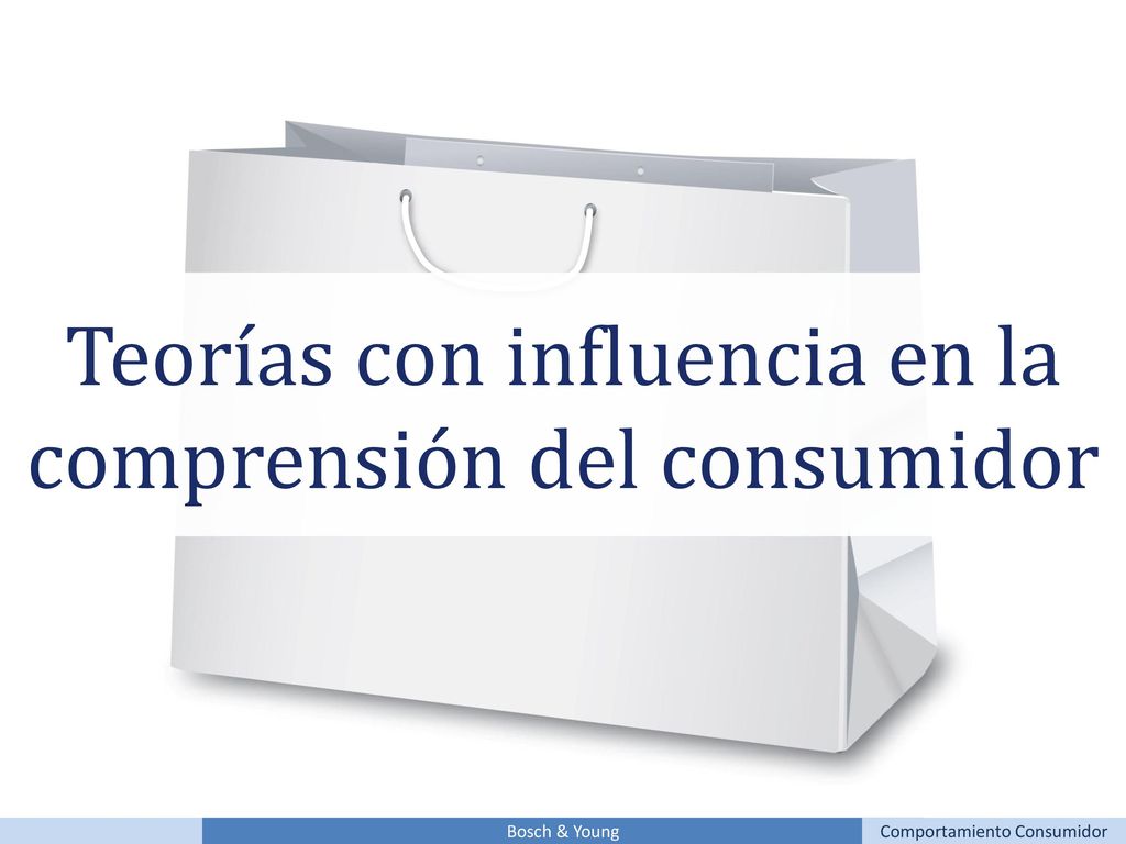 Teorías con influencia en la comprensión del consumidor
